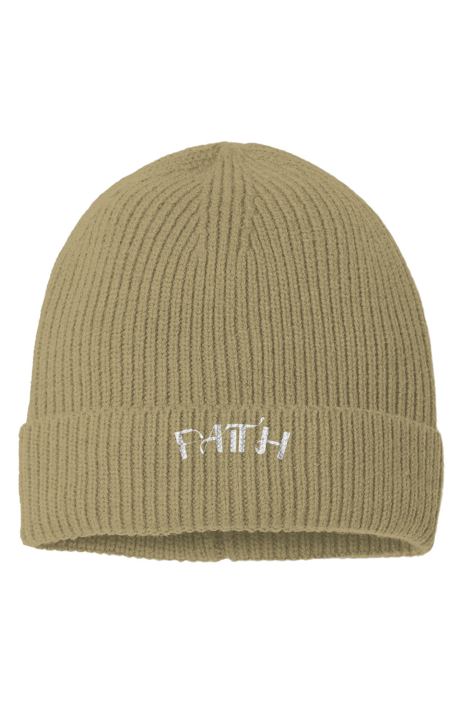 Faith Sustainable Fine Rib Knit Beanie