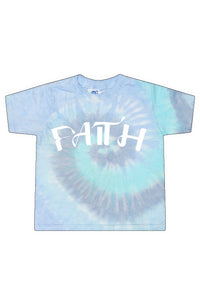 Tie-Dye Lagoon Ladies' Cropped T-Shirt