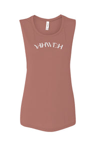 YAHWEH Flowy Scoop Muscle Tank